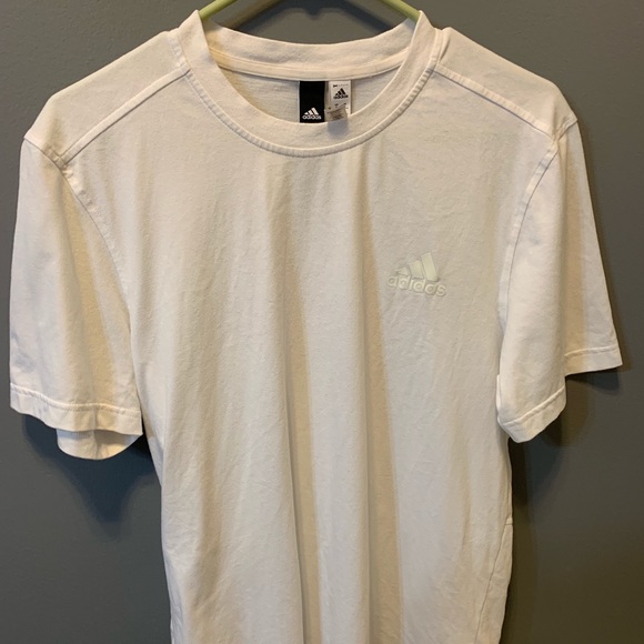 adidas Shirts Adidas Mens White Tshirt Poshmark